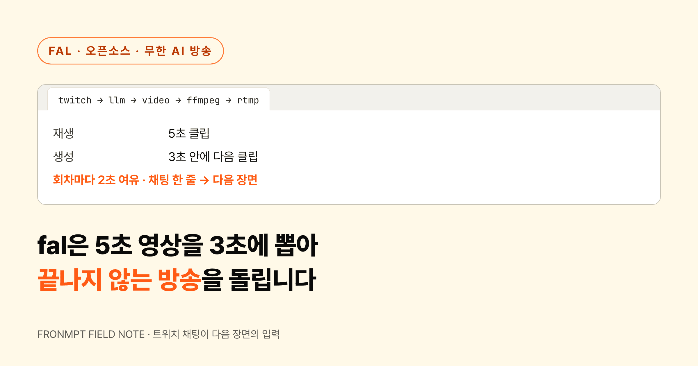 트위치 채팅창 한 줄이 다음 장면을 바꿔놨습니다 대표 이미지