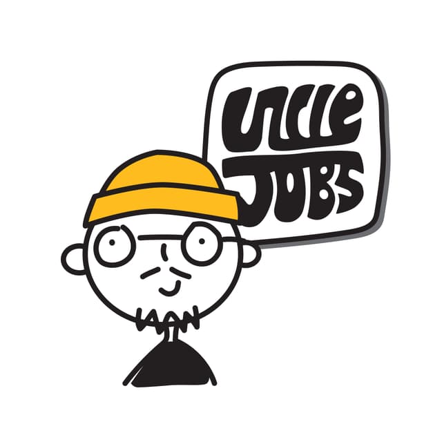 Uncle Jobs 캐릭터 레터링