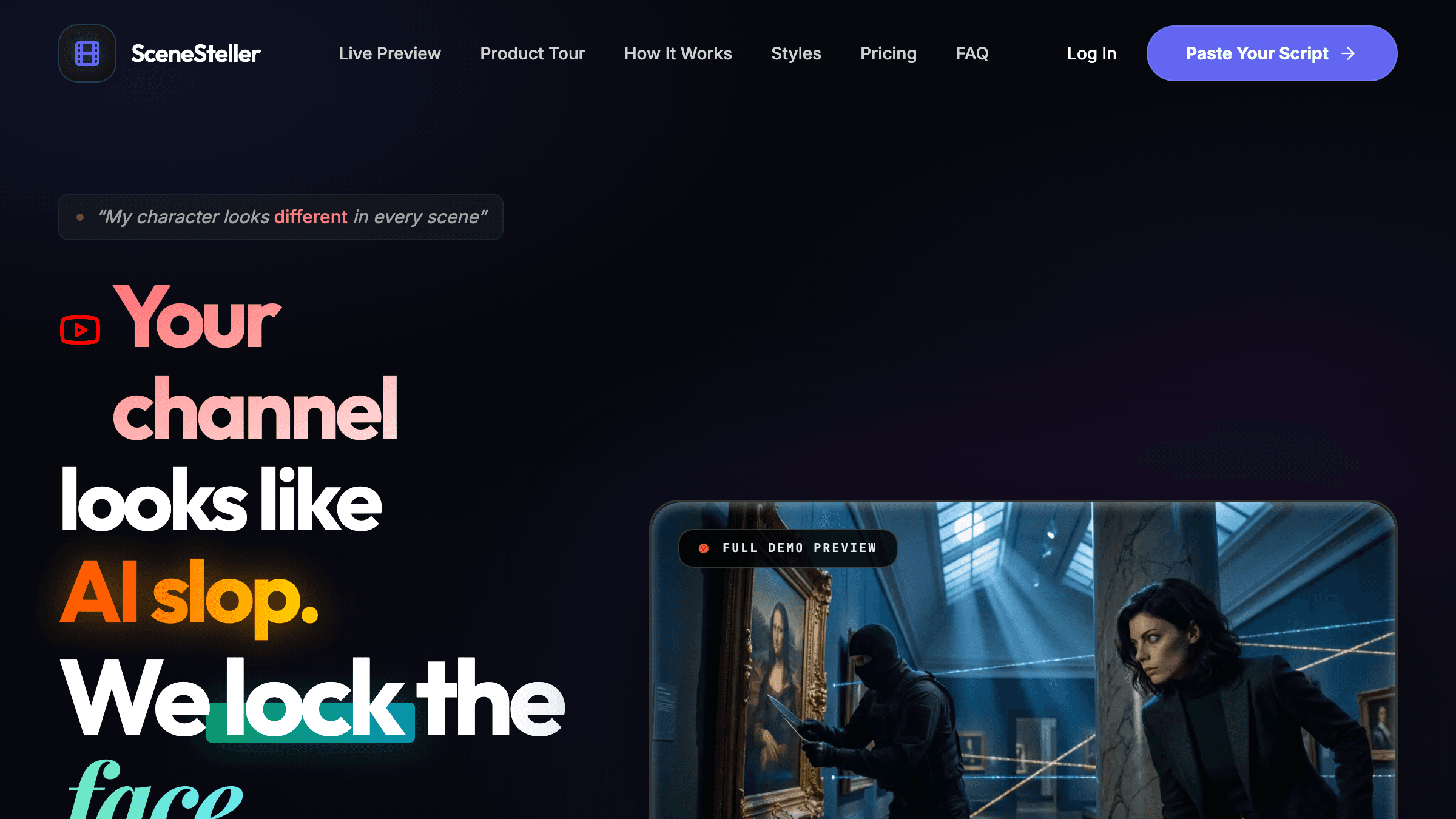 SceneSteller — AI 영상 생성 플랫폼