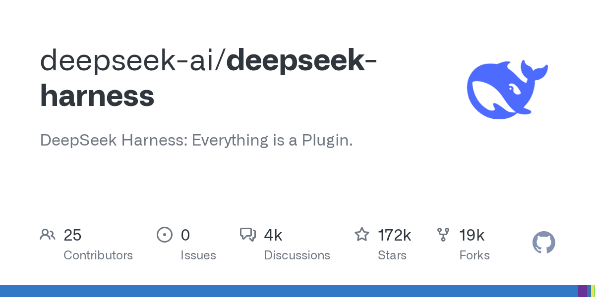 DeepSeek Harness GitHub 레포